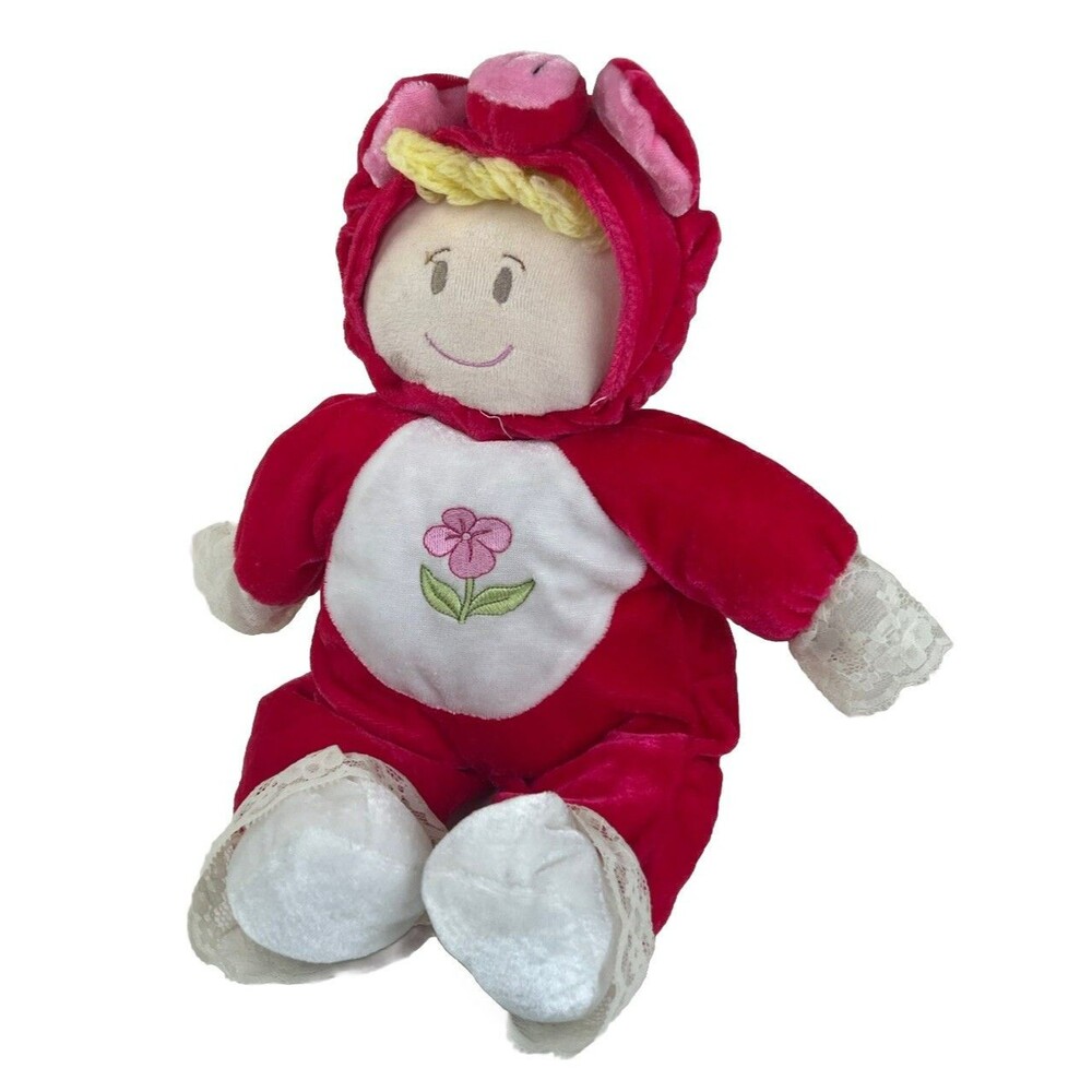 Sugar Loaf Plush Doll Stuffed Baby Doll Pig Costume Toy Lovey Kitschy Velour
